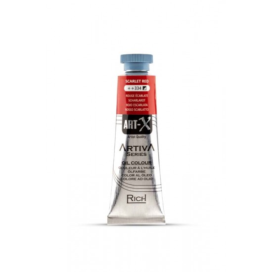 ART-X ARTIVA SERIES OIL COLOR 334 SCARLET RED  37 ML