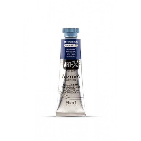 ART-X ARTIVA SERIES OIL COLOR 570 PHTHALO BLUE  37 ML