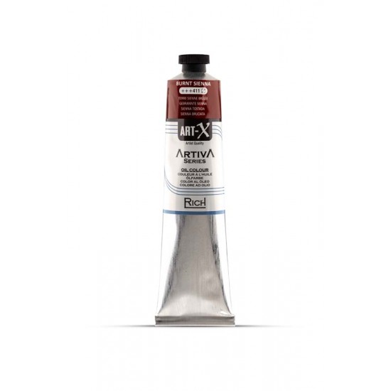 ART-X ARTIVA SERIES OIL COLOR 411 BURNT SİENNA 200 ML